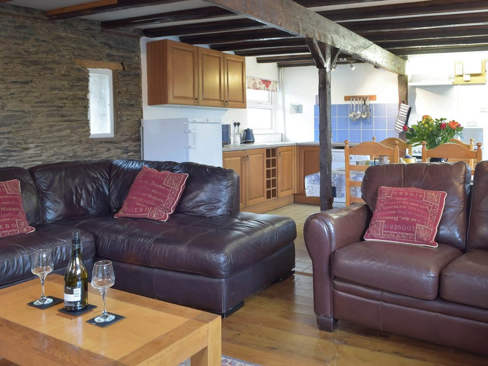 Open plan living space | The Carthouse - Morlogws Farm Holiday Cottages, Capel Iwan, near Newcastle Emlyn