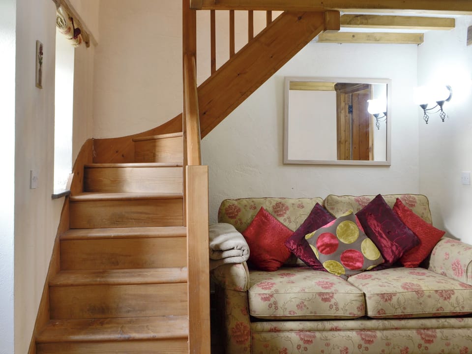 Comfortable seating within living area | The Cow Shed - Cwm Clyd, Llandovery