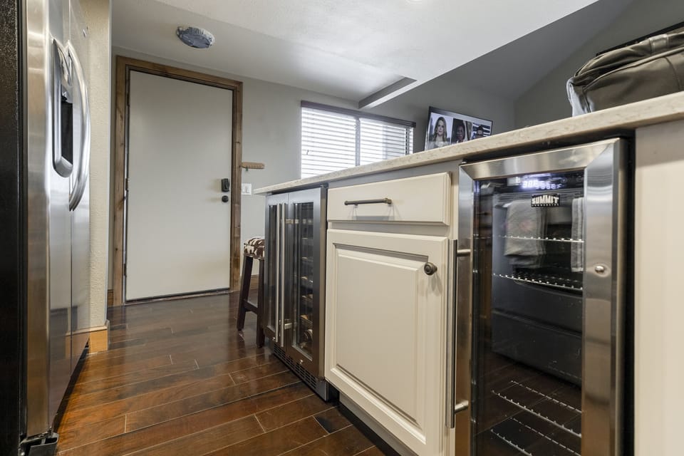 Guest and Owner wine/beverage fridges