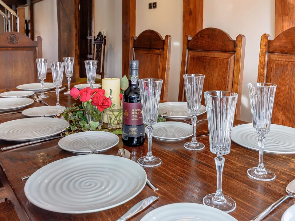 Elegant dining area | Olive Lodge, Melbourne, near Derby