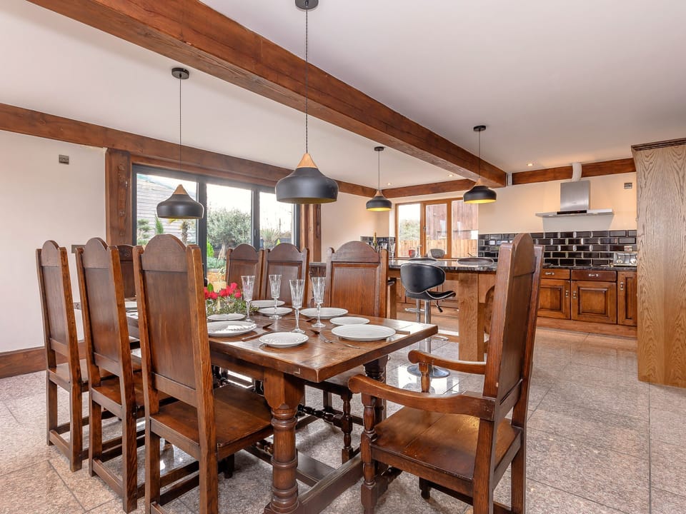 Convenient dining area within kitchen | Olive Lodge, Melbourne, near Derby