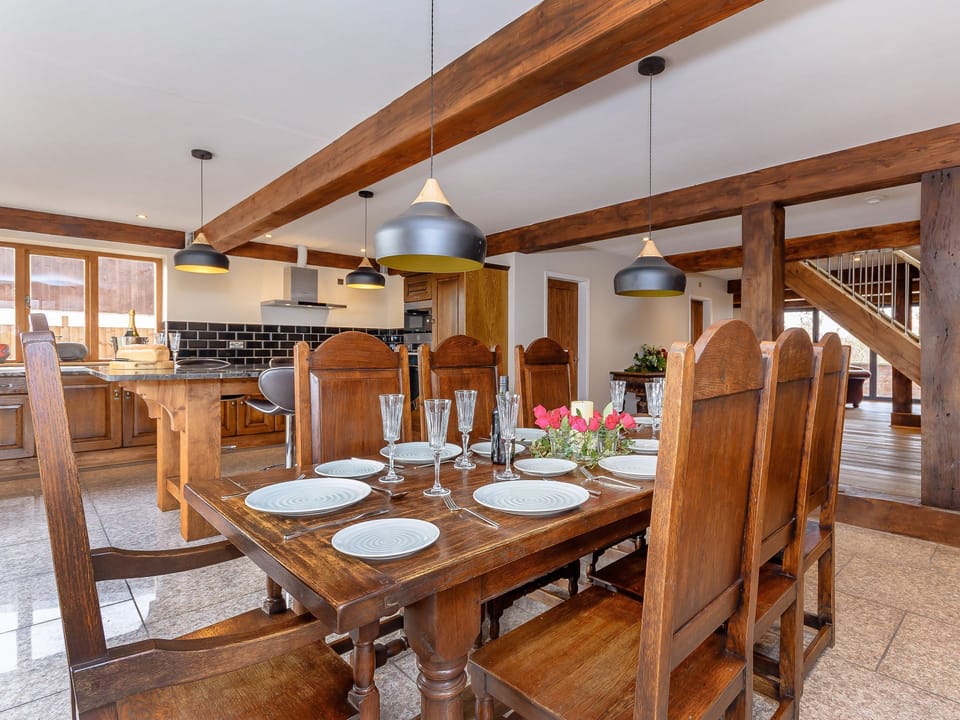 Characterful dining area within kitchen | Olive Lodge, Melbourne, near Derby