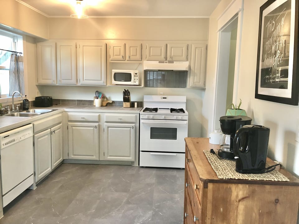A well equipped kitchen makes all the difference.  