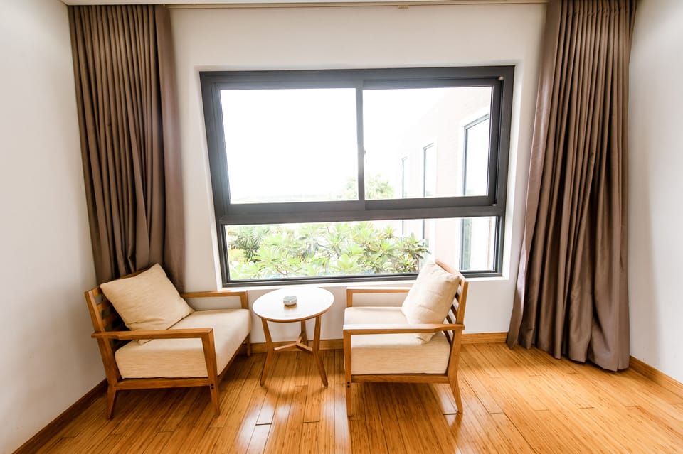 table in bedroom