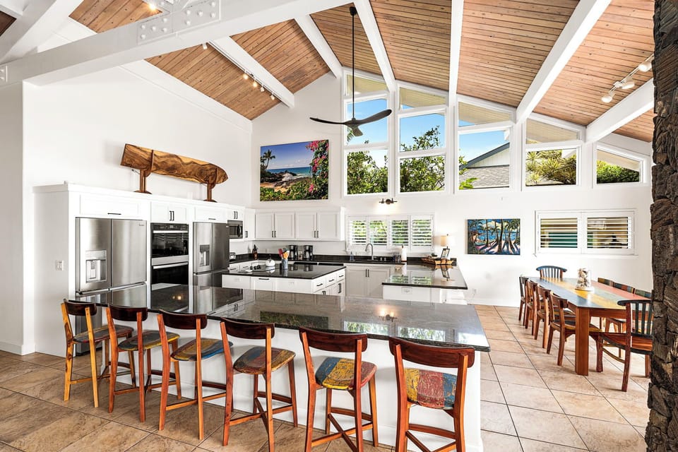 Cook, connect, and linger in a bright kitchen designed for easy gathering.