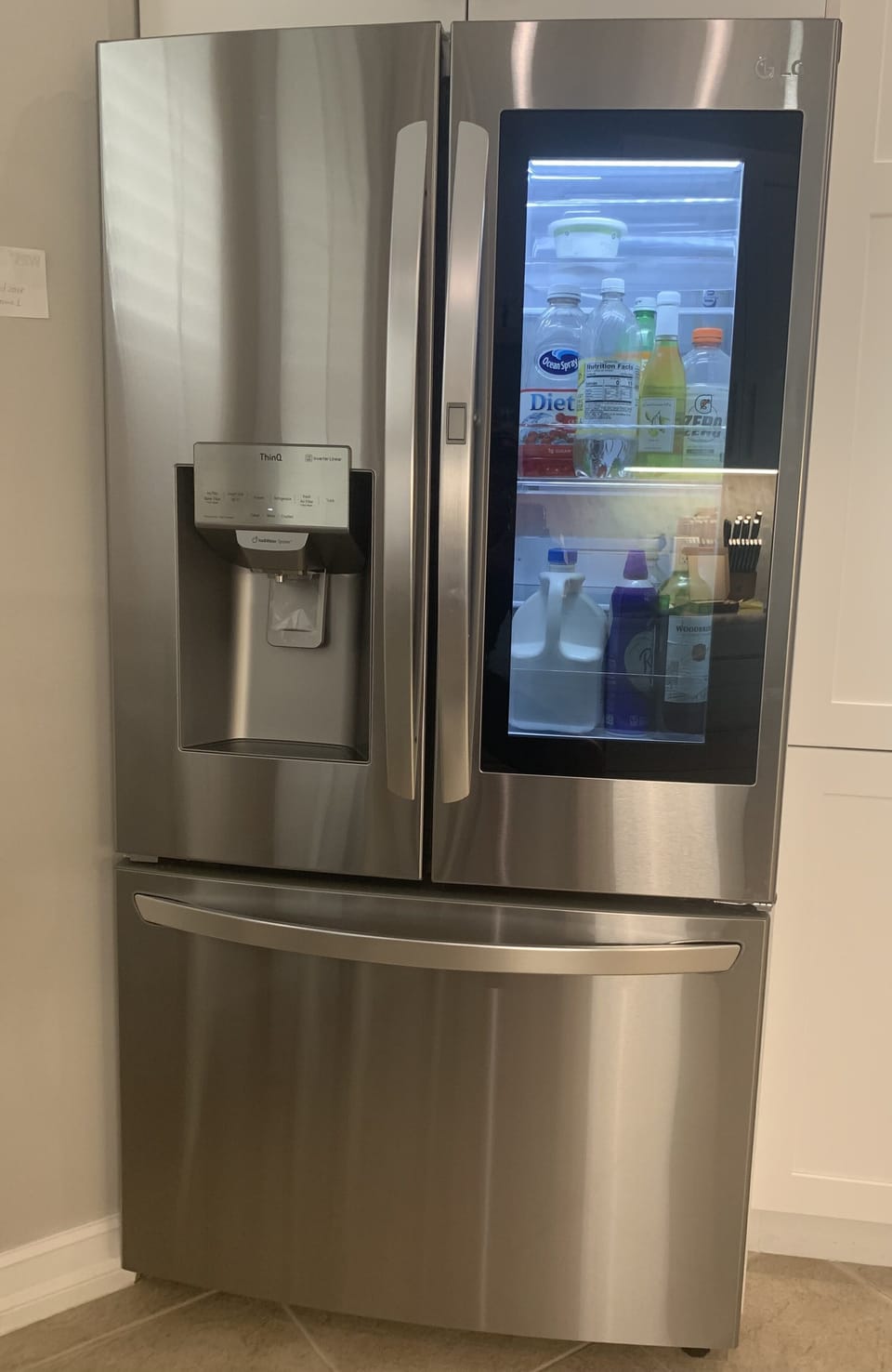 Brand new high end LG REFRIGERATOR November 2021.