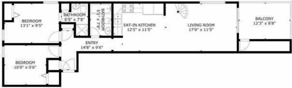 Your spacious main level features an open layout with two bedrooms, full kitchen, and private balcony for relaxing evenings.