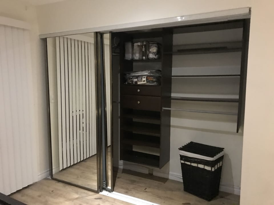 Master bedroom closet