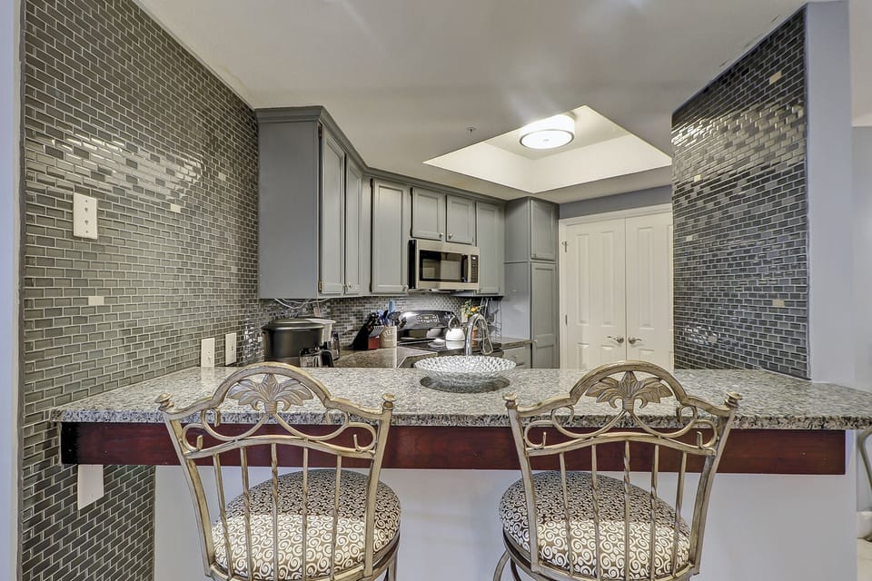 Kitchen and bar