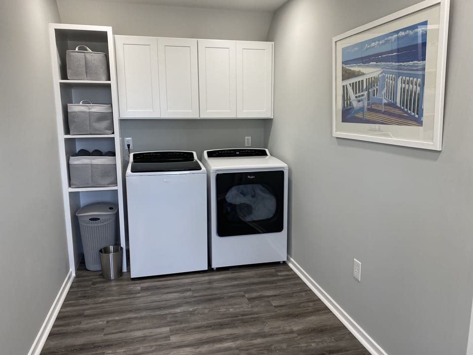 Laundry area upstairs