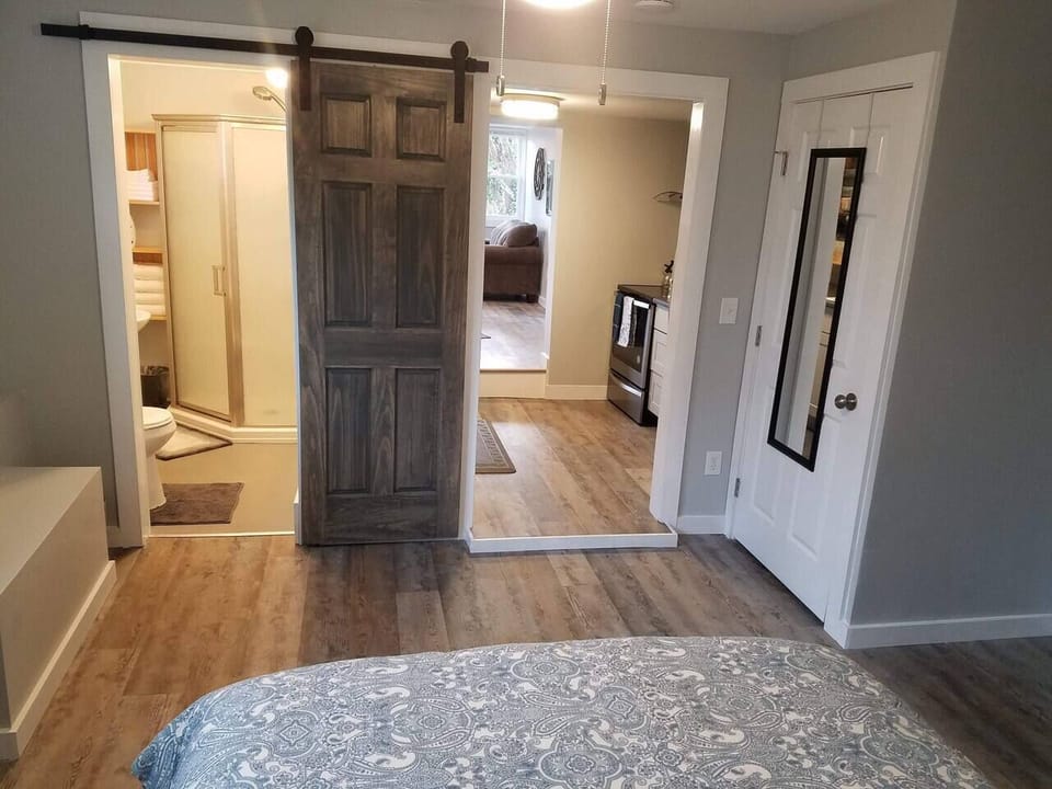 Entrance to bathroom or kitchen