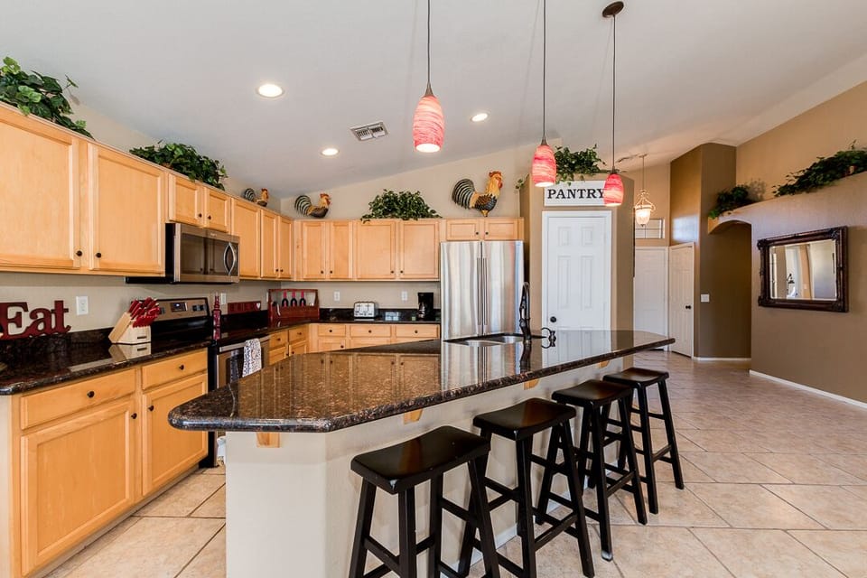 Granite kitchen island seating
