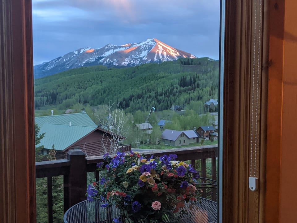 Mount Whetstone from living room window