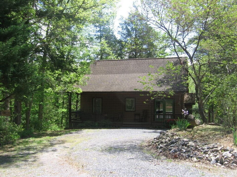 front of cabin