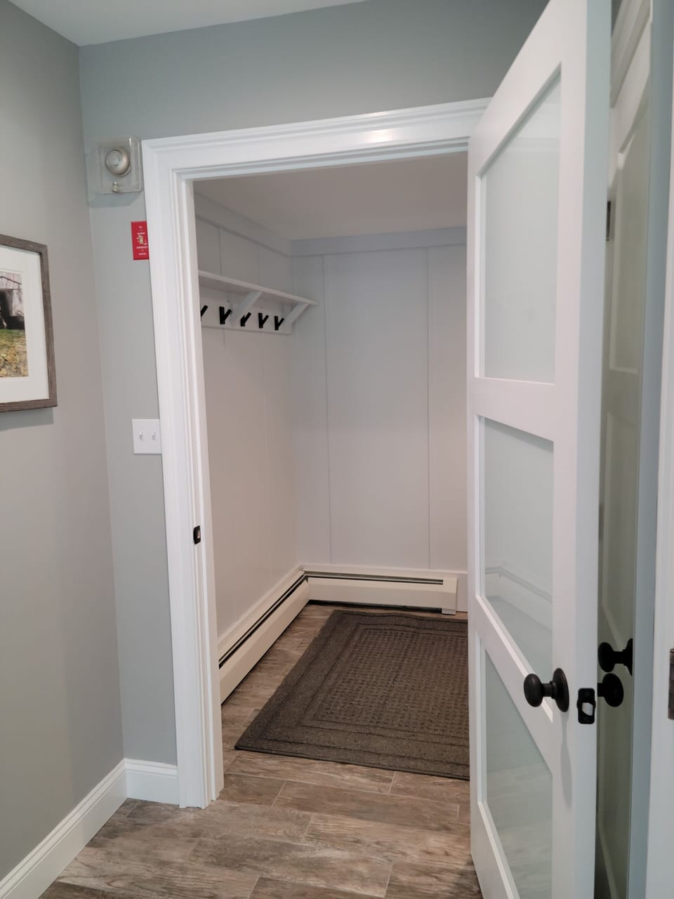 Mudroom - view from main living area