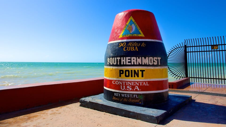 USA Southern most point is just 45 minutes south of our home, in Key West.