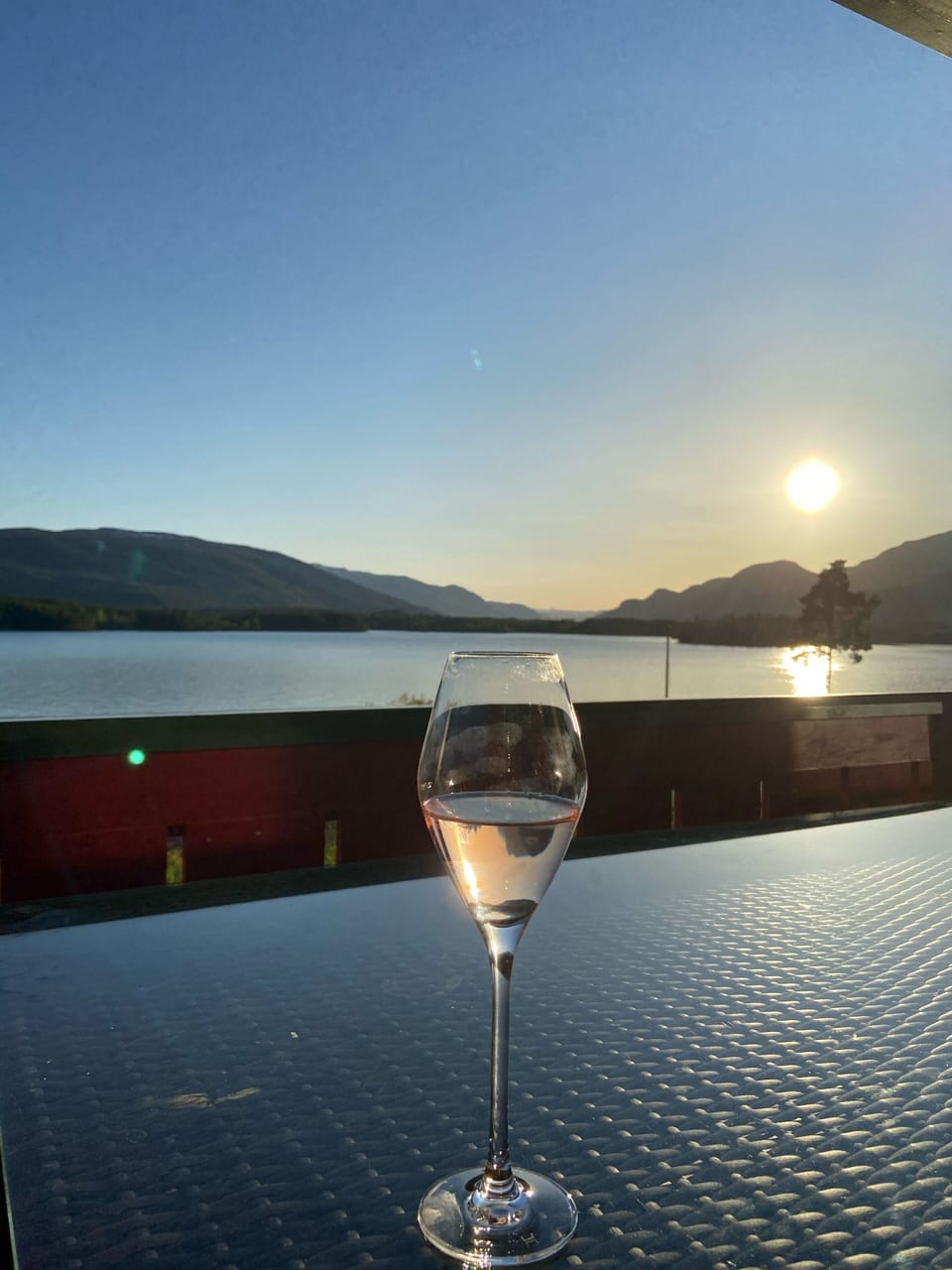 Sunset from the terrace