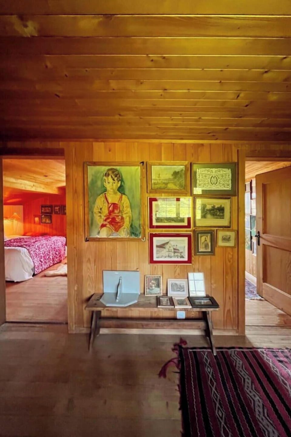 Interior Design, Wood, Ceiling, Flooring, Furniture, Floor, Room, Picture Frame, Wood Stain, Hardwood