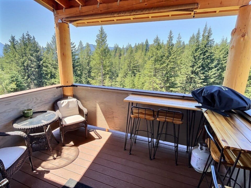Enjoy the comfortable outdoor deck and grill.