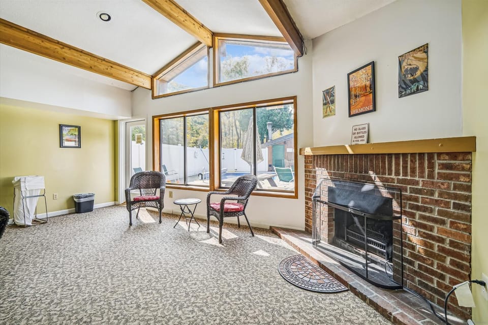Bright and sunny in the lounge.