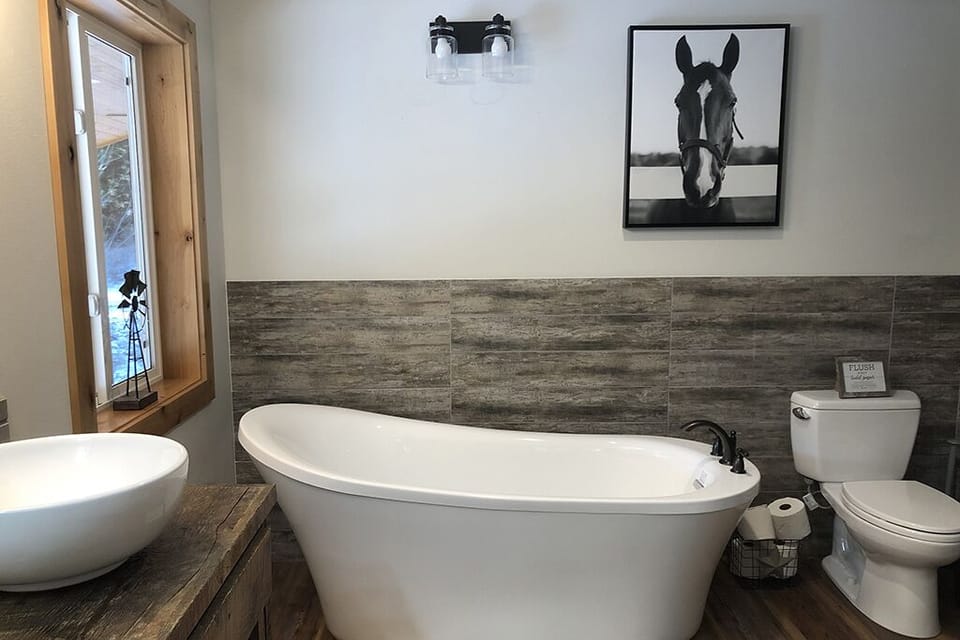 The Buffalo-Square Master Bathroom