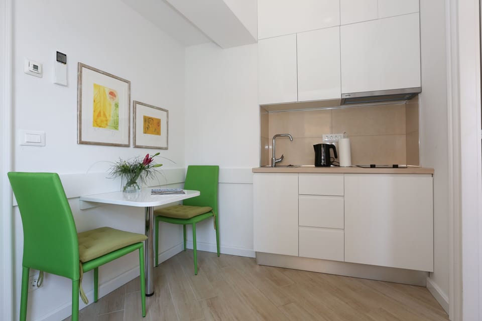 Villa White & Co  | Kitchenette in the studio 