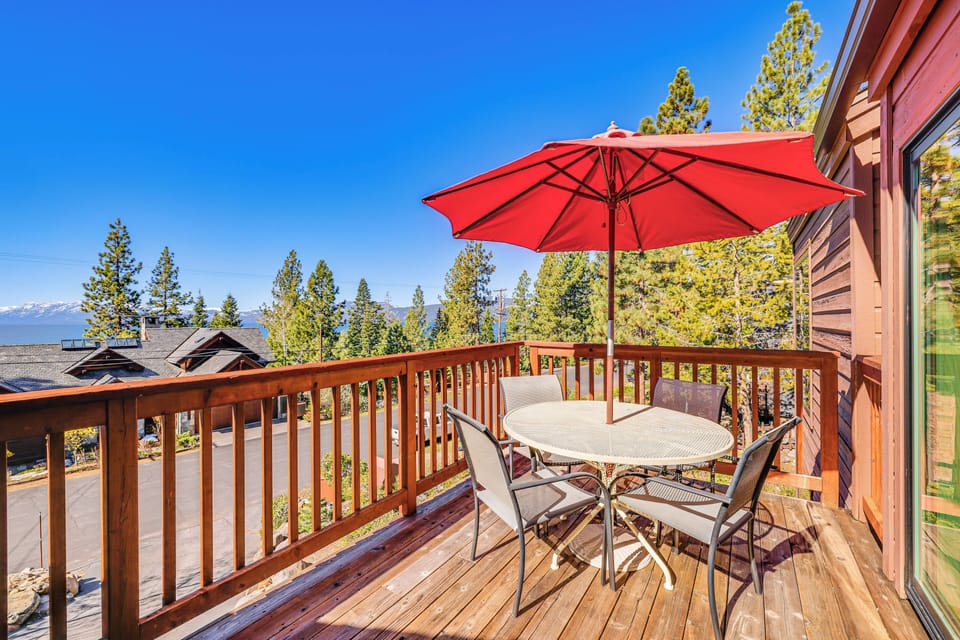 Furnished Deck | Outdoor Dining | Lake Views