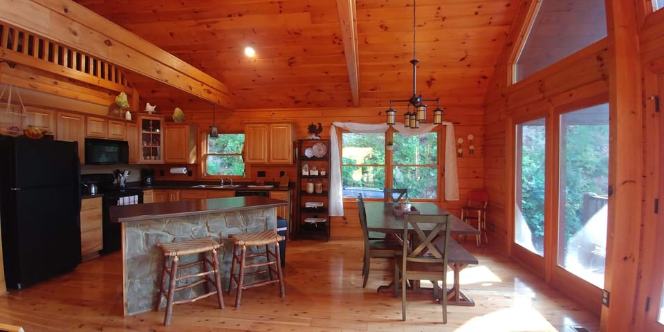 Open Concept Kitchen and Dining