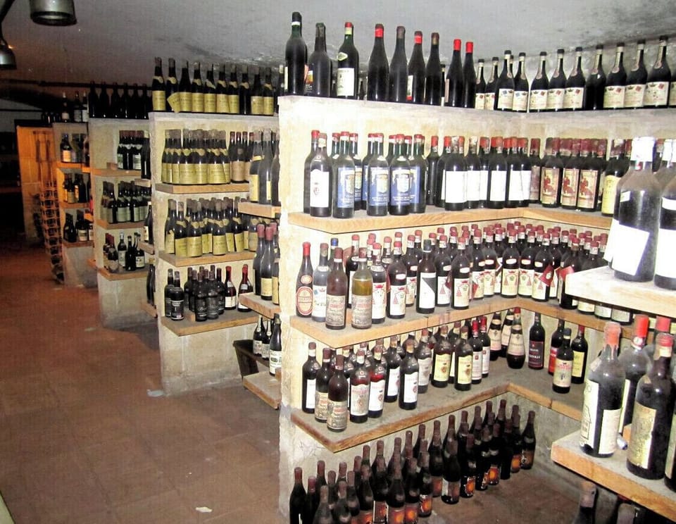 Large historic wine Cellar with over 5,000 bottles of wine. We offer tastings