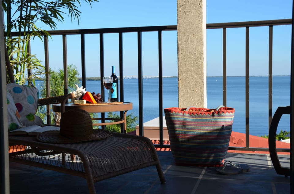 Relax on your private balcony