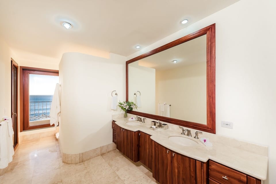 Freshen up with a view.