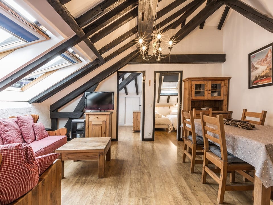 living and dining area