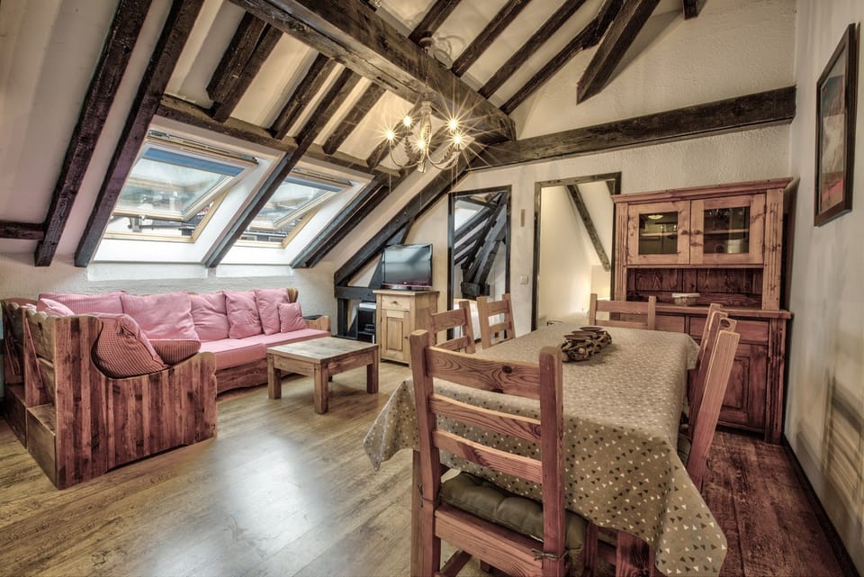 living and dining area