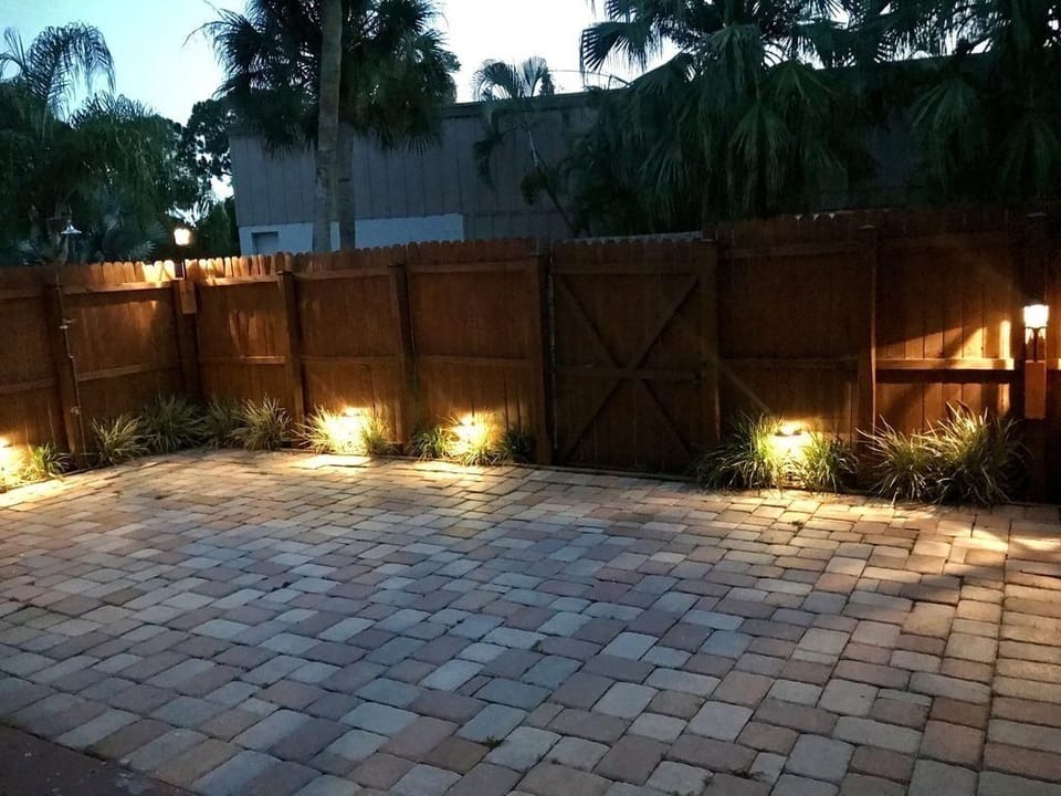 Private patio