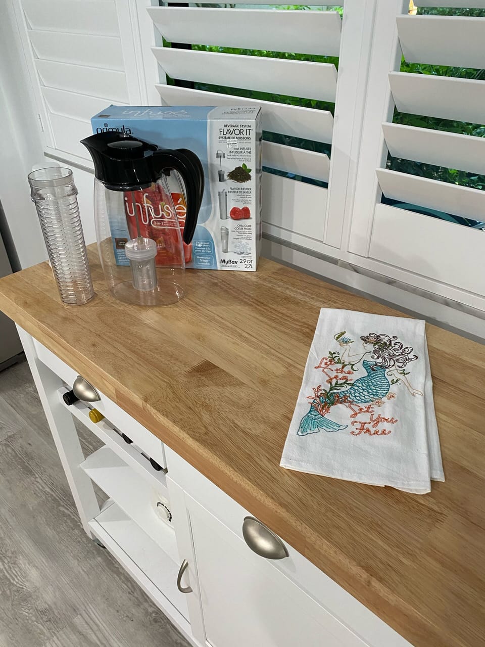 Juice oranges, make sun tea, infuse some water, coffee makers, ice maker.... 