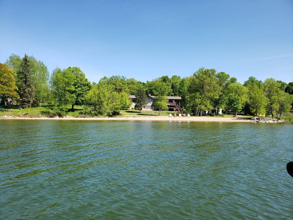 Lake view heading to the private harbor