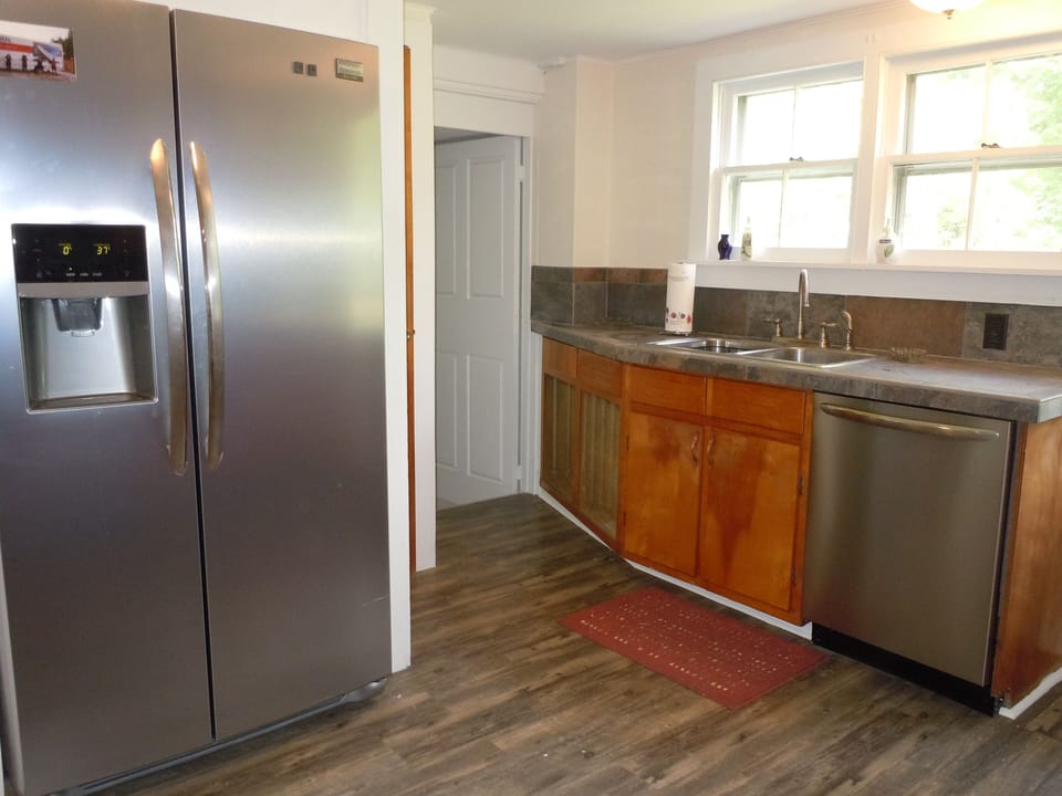 Kitchen Sink and Refrigerator