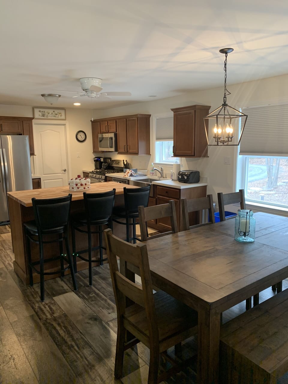 Dining Room, Kitchen with seated island