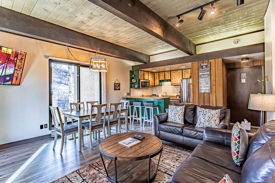 Living, Dining, Kitchen Areas