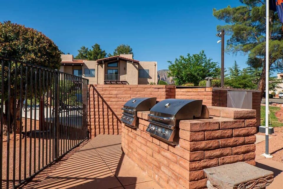 Communal BBQ grills