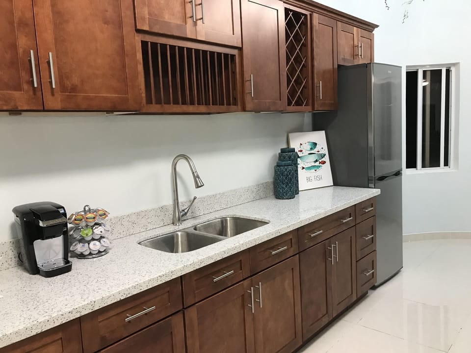 SUNRISE Kitchen area with Keurig coffee/tea maker