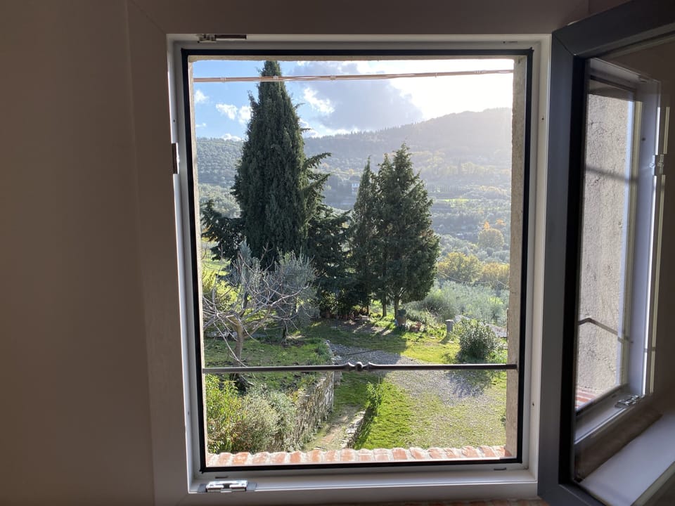 Panorama from the mezzanine window