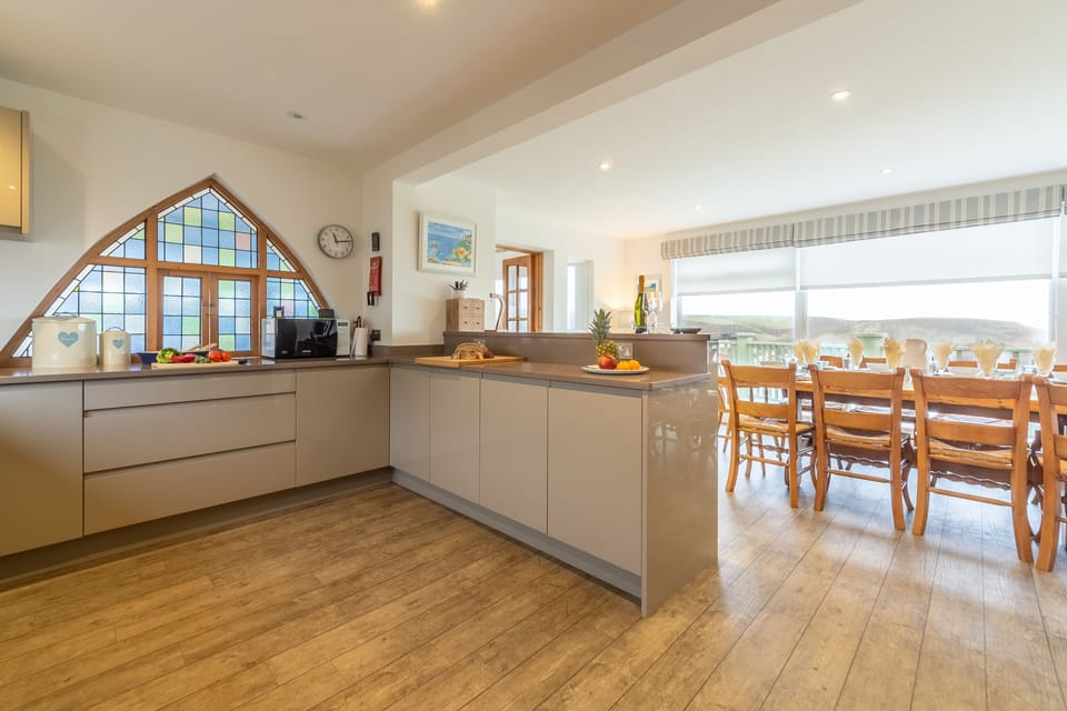 Lower ground floor: Cook up a home cooked meal while enjoying beautiful views through this feature, picture window