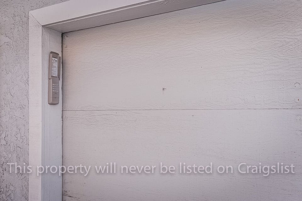 Keypad to enter open or close the garage door