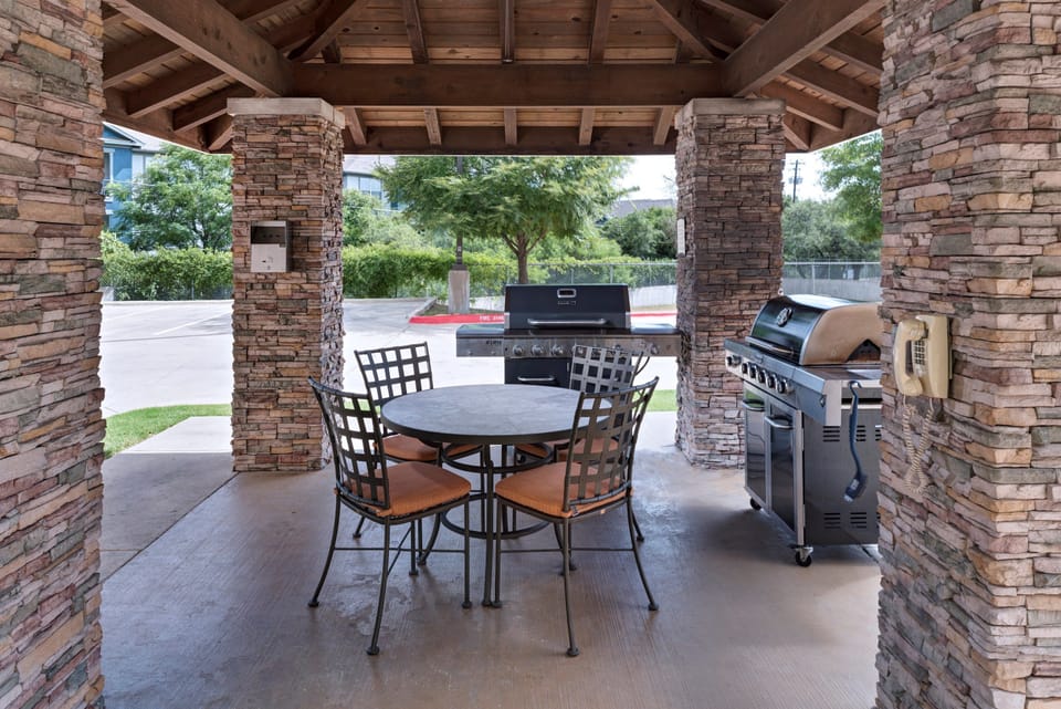 Enjoy the excellent on-site BBQ!