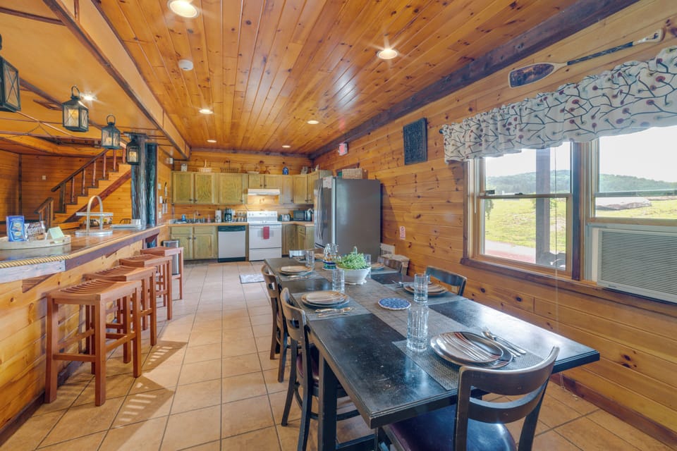 Dining Area 1 | Dishes & Flatware Provided | 1st Floor