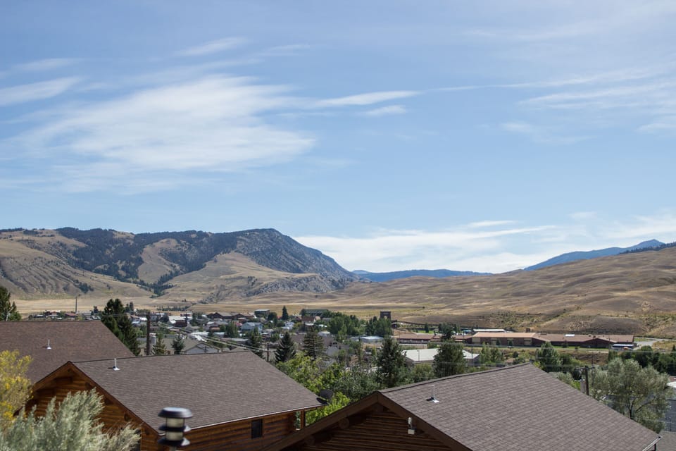 View from parking area