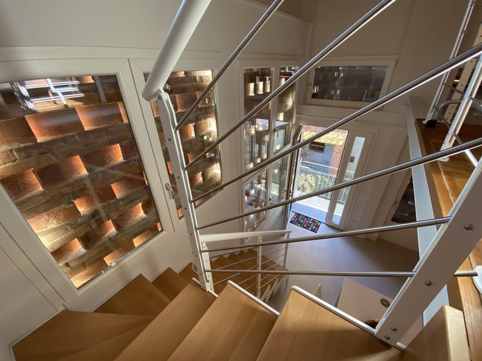 Coming down from the mezzanine