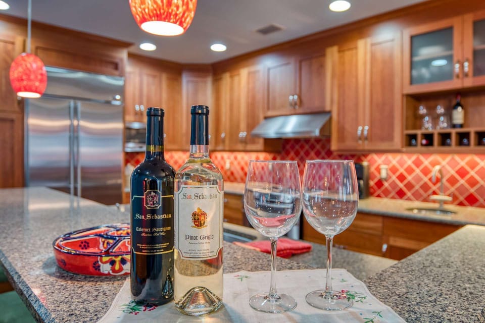 Complementary San Sebastian wine for every guest.