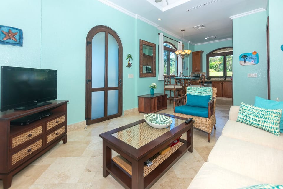 Living room with TV